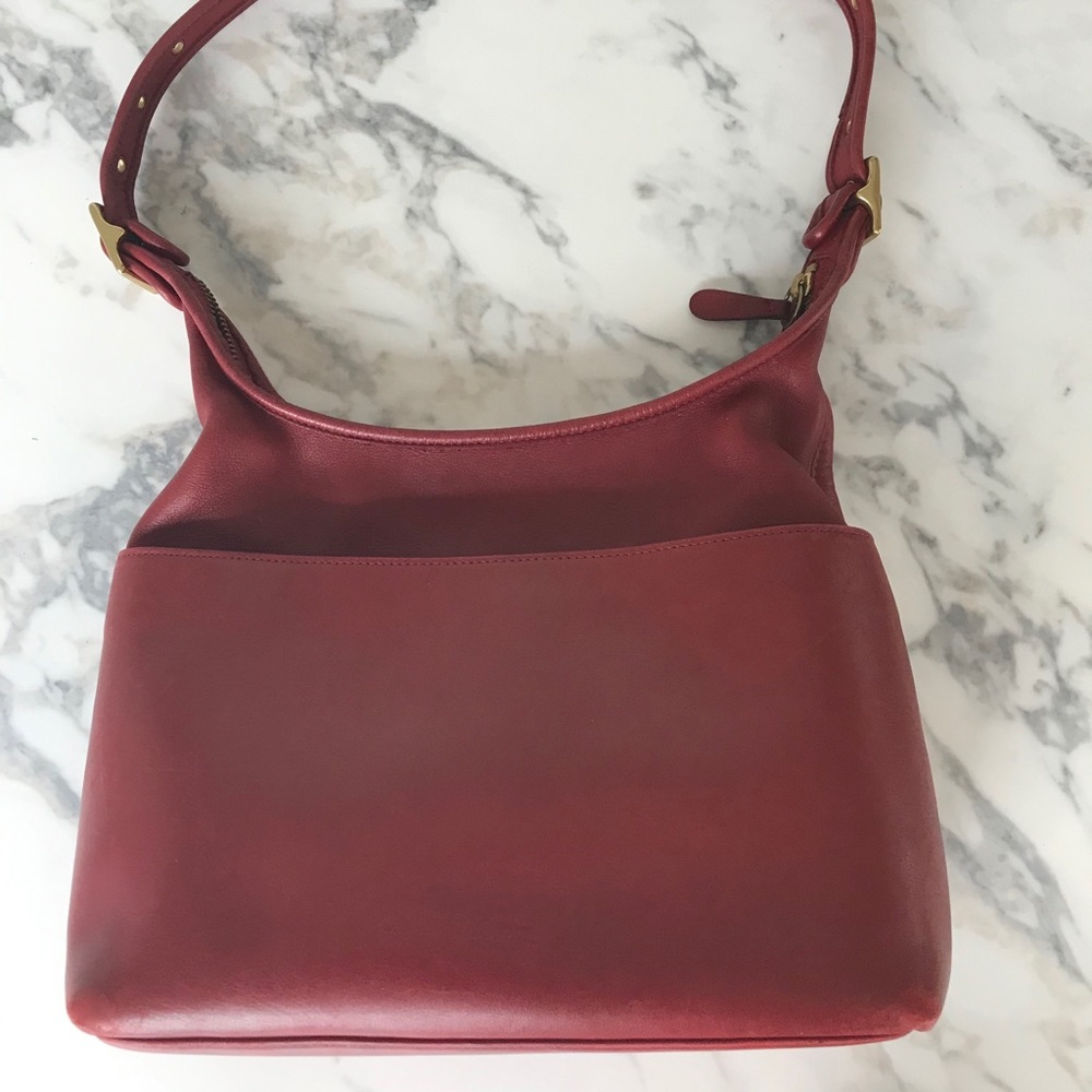 Leather Coach Shoulder Bag